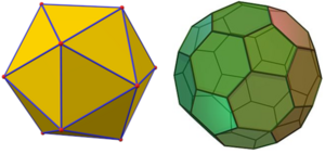Icosahedron and truncated.png